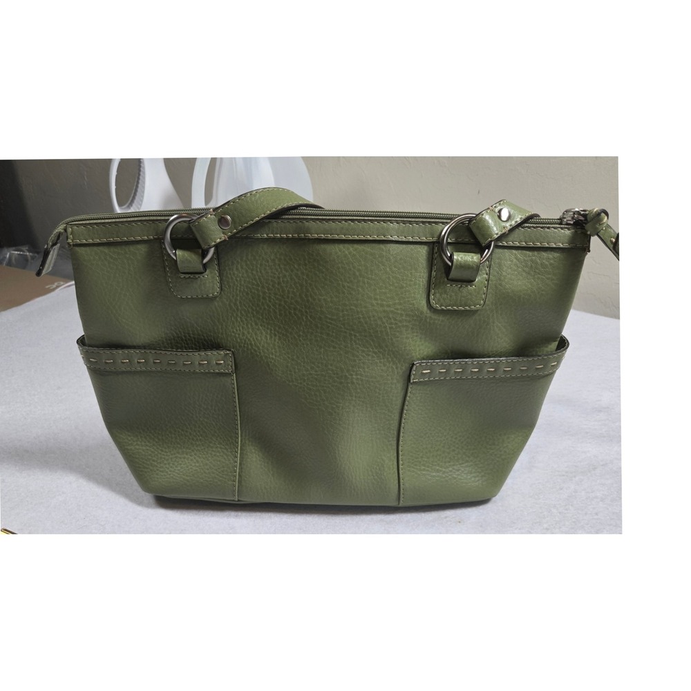Relic Sage Green Faux Leather Shoulder Bag Purse RL 8738 Medium